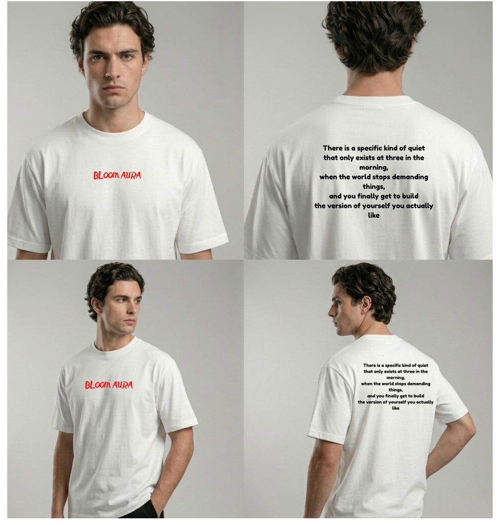 Bloom Aura Quote tee