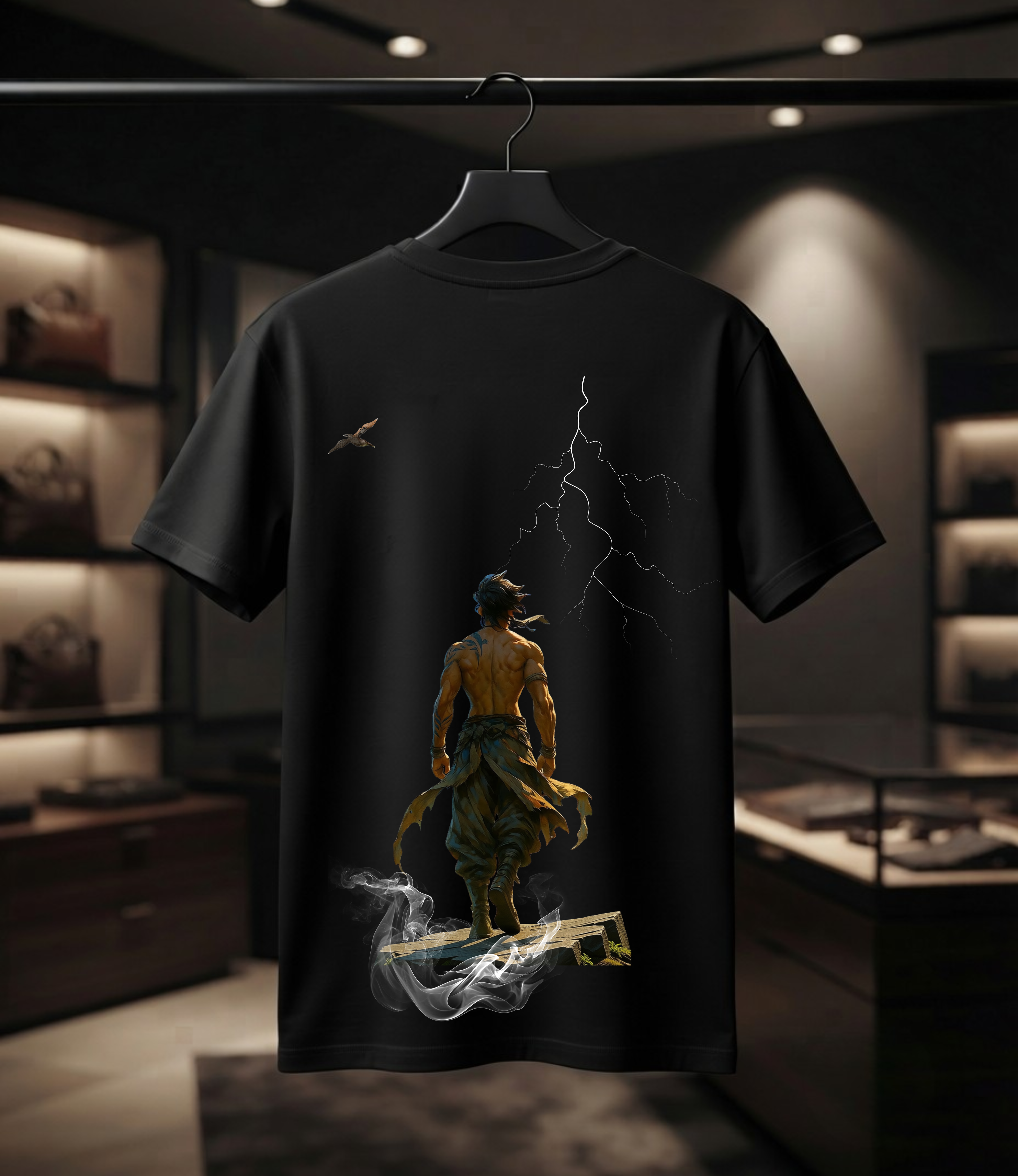 The Fierce Lightning Oversized T shirt