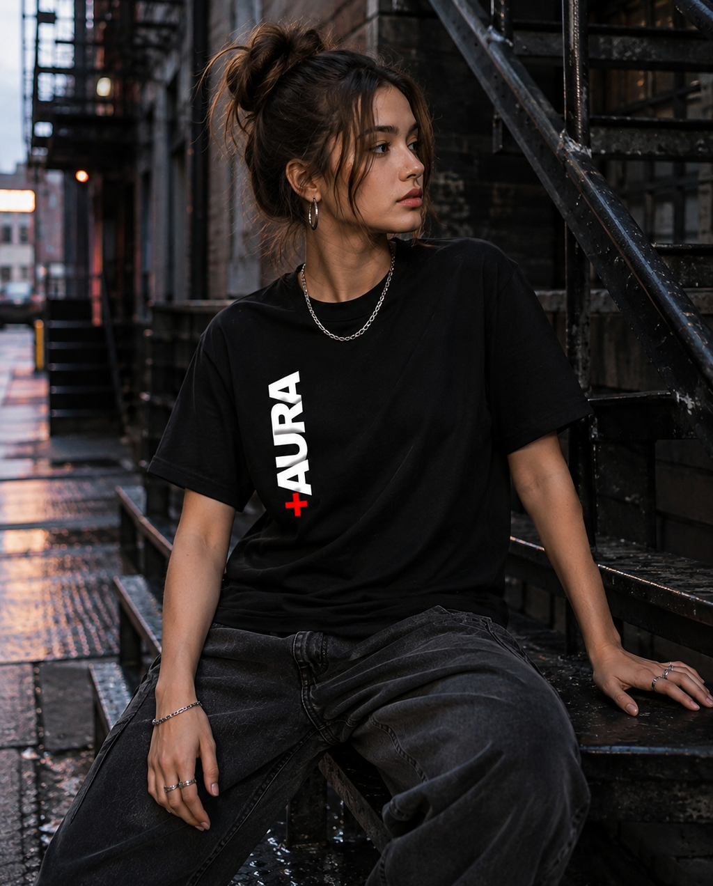AURA+ Essential Oversized T shirt