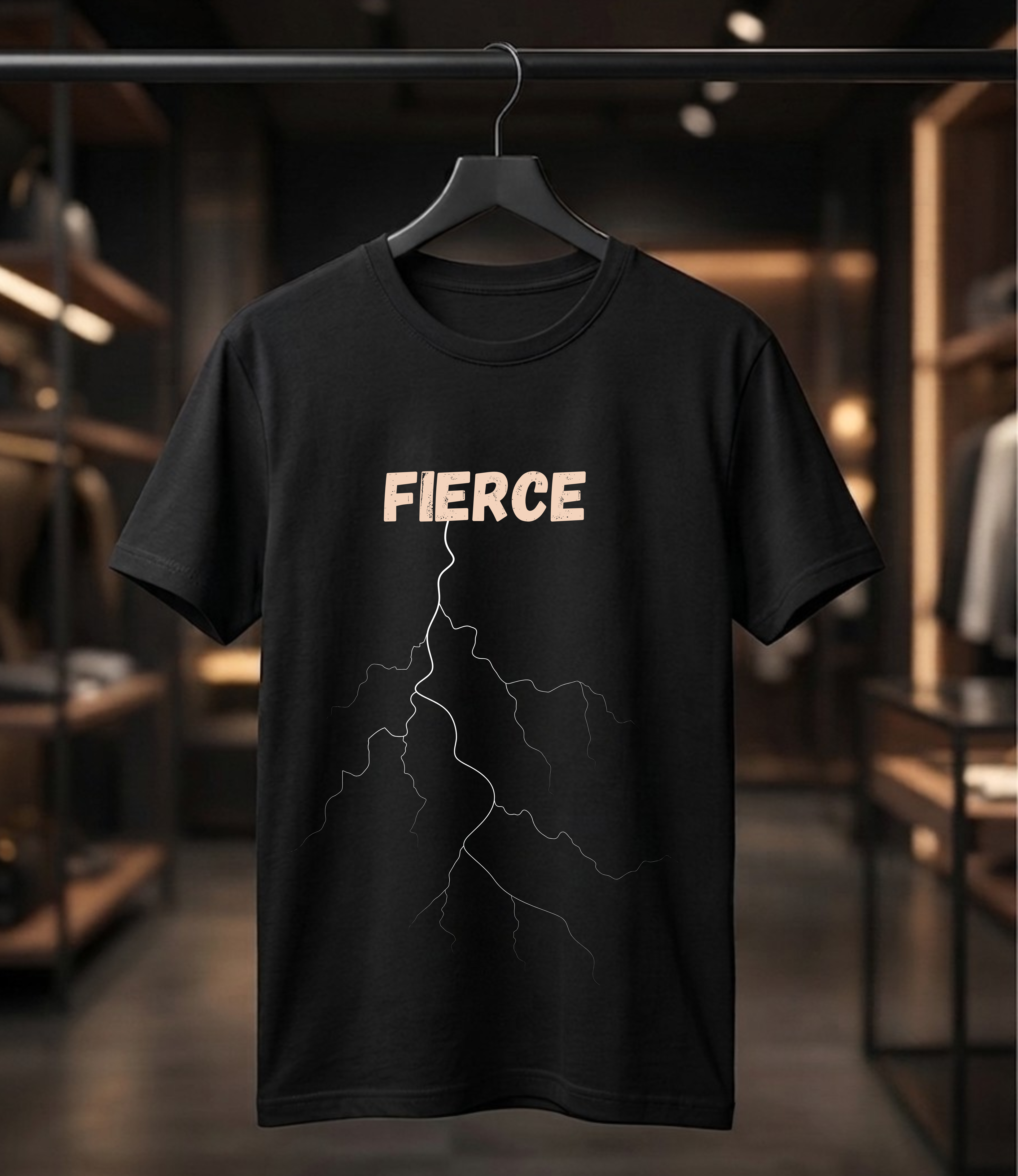 The Fierce Lightning Oversized T shirt